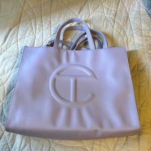 Medium tear light purple bag